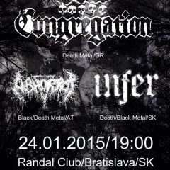 Koncert – Dead Congregation, Abhorrot, Infer, 24. január 2014, Randal Club, Bratislava