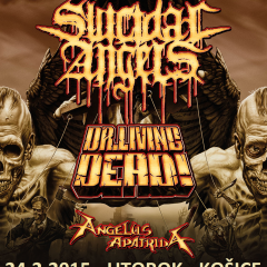 Koncert – Suicidal Angels, Dr. Living Dead!, Angelus Apatrida, 24. február 2015, Collosseum Club, Košice