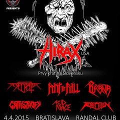 Koncert – THRASH OFFENSIVE vol.2 (Headliner – HIRAX), 4. apríl 2015, Randal Club, Bratislava