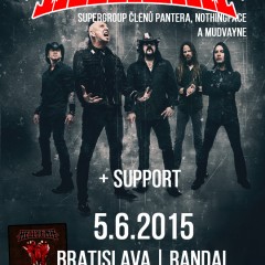 Fanúšici PANTERY pozor! Do Bratislavy prichádza americká supergroup HELLYEAH (usa) a vystúpi 5.6. v klubu Randal.