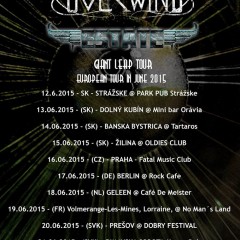 Turné ruských kapiel Overwind a Estate pod názvom Giant Leap Tour (Strážske, Dolný Kubín, Praha, Prešov…)