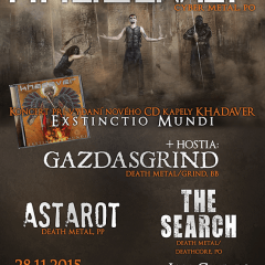 Krst a koncert KHADAVER, 28. november 2015, Jam club, Prešov