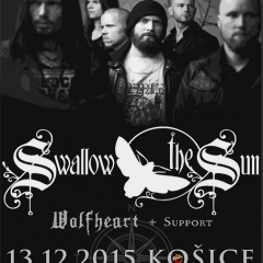 Koncert – SWALLOW THE SUN, WOLFHEART + support, 13. december 2015, Collosseum Club, Košice