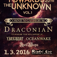 Koncert – DRACONIAN + OMNIUM GATHERUM + special guests – 01.03.2016 – Bratislava, Randal Club