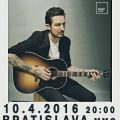 Folk punkový pesničkár Frank Turner vystúpi 10. apríla v Bratislave