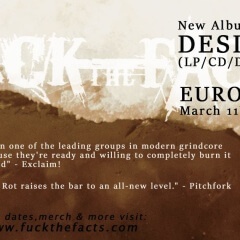 Budúci týždeň sa Slovenskom preženie grindcore z Kanady – FUCK THE FACTS