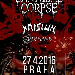 Cannibal Corpse (USA), Krisiun (BRA), Hideous Divinity  v Prahe!