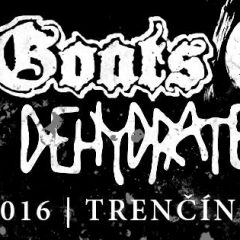 The Dead Goats, F.A.M. a Dehydrated na konci mája v Trenčíne
