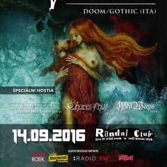 Koncert – NOVEMBRE (IT) + ISOLE (SWE) + SHORES OF NULL (IT) – 14.09.2016, Bratislava, Randal Club