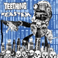 Recenzia –  Split Teething/Feastem 2016 LP – L´Inphantile Collective