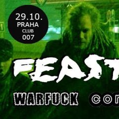 Grindcorova nálož už zajtra v Prahe – Feastem,Warfuck a Contrastic