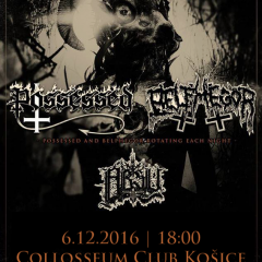 REPORT – Possessed – Belphegor – Absu – From Hell – Cold Raven – 06. 12. 2016 – Košice, Collosseum