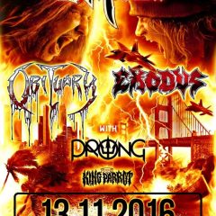 Obituary s novým albumom, legendárny Exodus, Prong aj King Parrot v Ostrave už v novembri!