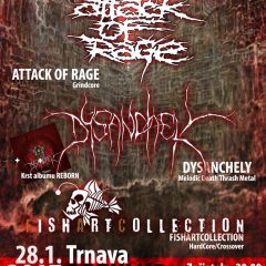 Report – Fishartcollection – Dysanchely – Attack of Rage – 28.01.2016 – Trnava – Art Klub