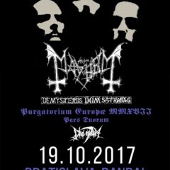 Mayhem prídu do Bratislavy odohrať kultový „De Mysteriis Dom Sathanas“