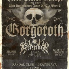 Blood Stains Europe (25th Anniversary tour 2017 – Gorgoroth (NOR), Gehenna (NOR), Amken (GRE), Sekhmet (CZ)