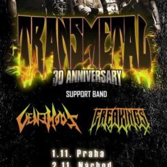 Transmetal (MEX) Venemous (MEX) a Freakings (CH) na európskom turné po Česko-Slovensku