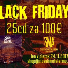 BLACK FRIDAY AKCIA na E-shope Slovak Metal Army!
