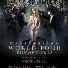 Cradle of Filth a Moonspell predstavia v Bratislave svoje nové albumy!
