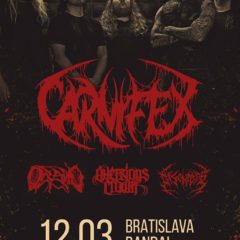 Report -CARNIFEX+OCEANO+AVERSIONS CROWN+DISENTOMB