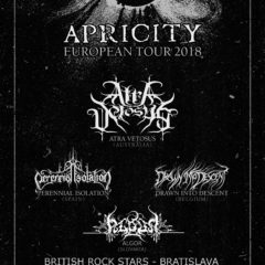 ATRA VETOSUS / PERENNIAL ISOLATION / DRAWN INTO DESCENT / ALGOR v British Rock Stars
