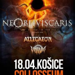 Ne Obliviscaris – Allegaeon –  Virvum v Košiciach už tento týždeň