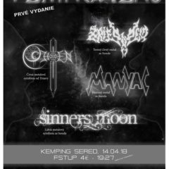 Temnohlas – Manyac, Žriebädlo, Sinners Moon & Ohen v Seredi