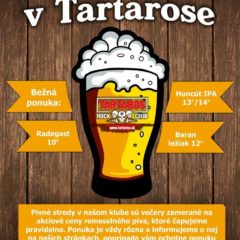Pivo patrí k metalu! Pivné stredy v TARTAROSe!