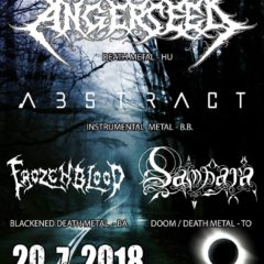 Angerseed, Abstract, Samsara a Frozen Blood v piatok v Bratislave!!!