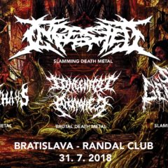 Brutal stálica Ingested s masívnym supportom na konci júla v Bratislave!!!
