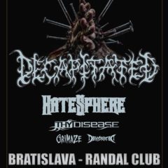 Decapitated s mocným supportom v Bratislave!