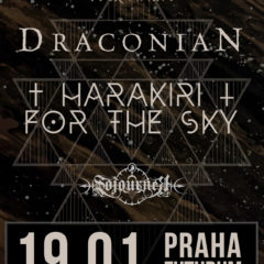 KONCERT – Draconian / Harakiri For The Sky / Sojourner – 19.01. Praha, Futurum