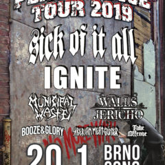 KONCERT – PERSISTENCE TOUR 2019 – 20.1.2019 Brno, SONO