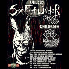 Report – Six Feet Under + Support – 13. 4. 2019 – Rock Café Southock, Jablunkov