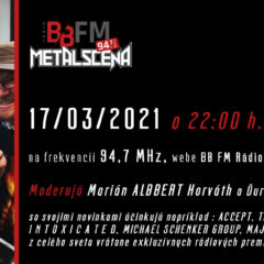 Tretí diel metálovej relácie na BB FM Rádiu už dnes večer!