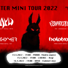 Easter Mini Tour s WAYD (sk), MORTHYMER (cz), HOLOTROPIC (sk) a FISHARTCOLLECTION (sk)!