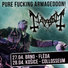 MAYHEM rozpúta inferno v Brne a Košiciach!