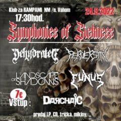 SYMPHONIES OF SICKNESS v sobotu v Novom Meste nad Váhom!