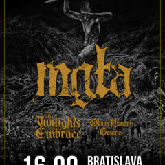 Blackmetalový fenomén MGŁA mieri do Bratislavy! Už tento piatok!