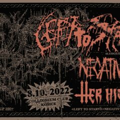 Left to Starve [HR] / Negative Slug [HR] / Her Highness [HU] alebo sludge v Košiciach!