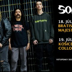 Soulfly v Bratislave a Košiciach!