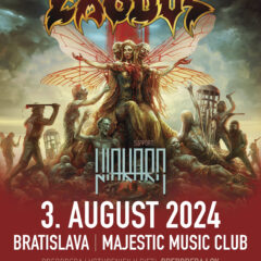Bratislavu čaká pekelne horúce leto. V auguste priložia do kotla thrashové legendy Exodus!