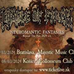 Cradle of Filth vystúpi v Bratislave a Košiciach!