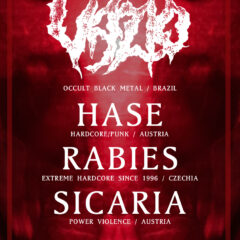 VAZIO (BRA), HASE (AT), RABIES (CZ), SICARIA (AT) @ Garáže BA