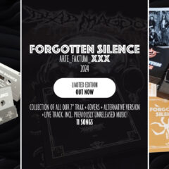 FORGOTTEN SILENCE vydáva – „Arte-faktum-XXX“ 2024 MC/MC BOX!