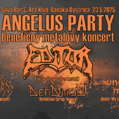 ANGELUS PARTY už tento piatok v Banskej Bystrici!