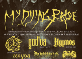 MY DYING BRIDE SA PO PRVÝKRÁT PREDSTAVÍ NA SLOVENSKU A SPOLU S NAMI OSLÁVI SVOJE 35. VÝROČIE!