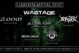 Garden Metal Fest v sobotu v Košiciach!