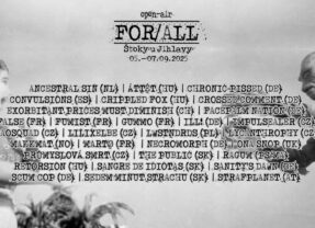 FOR/ALL 2025 – Powerviolence, Fastcore, Grindcore Open Air Festival v Českej Republike!