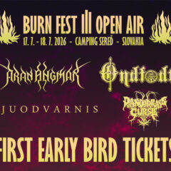 Burn Fest Open Air 2026 ohlasuje prvé potvrdené kapely a spúšťa predpredaj!